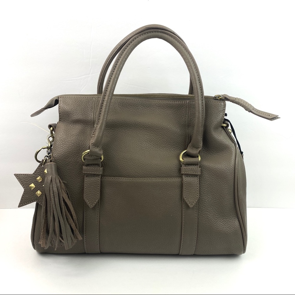 🎁 M London top zip day satchel